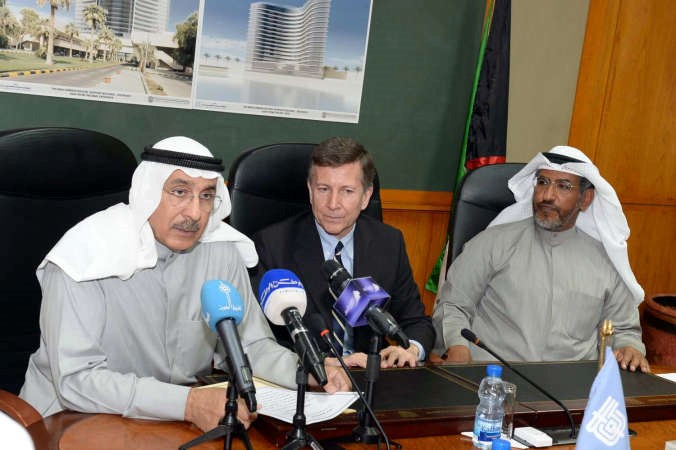 ماحمد الجسار متحدثا عن مميزات المشروع﻿