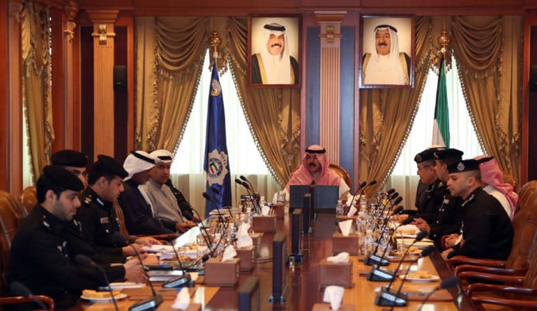  الشيخ محمد الخالد خلال ترؤسه الاجتماع 