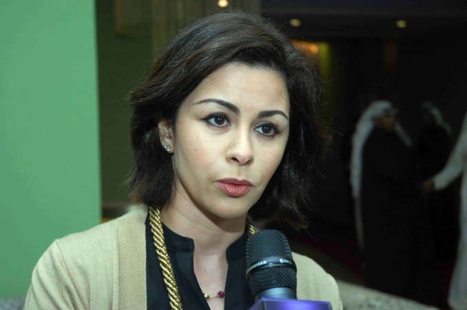 الشيخة الزين الصباح متحدثة لوسائل الاعلام 