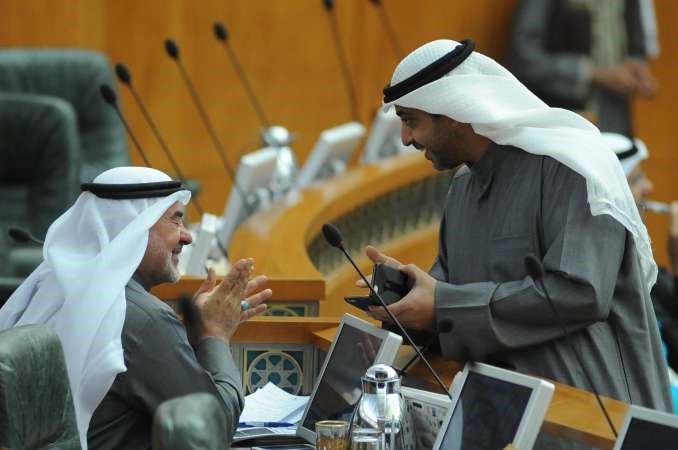 الشيخ محمد العبدالله وصالح عاشور