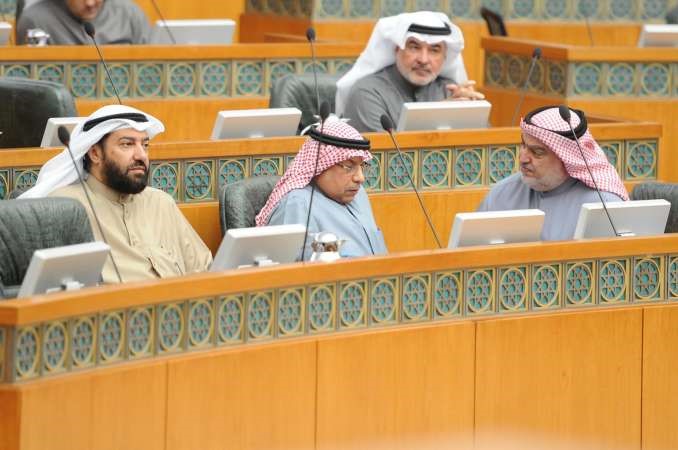 الشيخ خالد الجراح ودعلي العمير وخليل الصالح