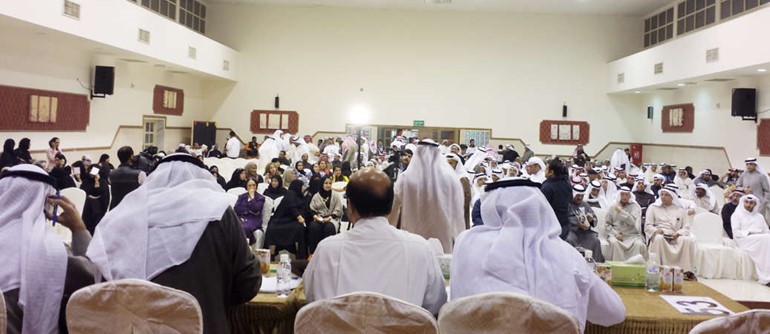 جانب من الحضور في الجمعية العمومية للروضة﻿