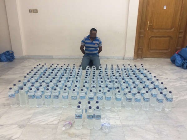 الخمور المضبوطة في الجليب﻿