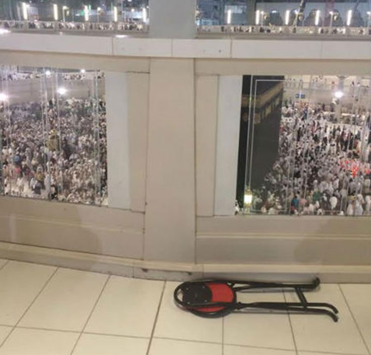 شاهد.. انتحار معتمرة داخل المسجد الحرام بسبب زوجها !