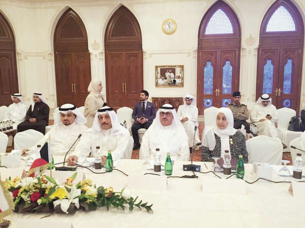 جانب من اجتماع اللجنة الكويتيةالعمانية المشتركة﻿