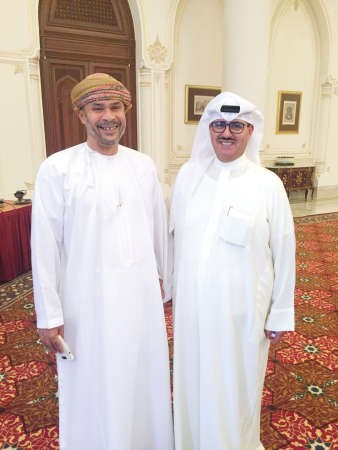 الشيخ فهد مبارك عبدالله الاحمد الصباح ونمير بن سالم ال سعيد﻿