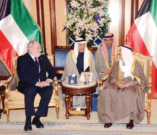  سمو الامير مستقبلا سفير استراليا روبرت تايسون﻿