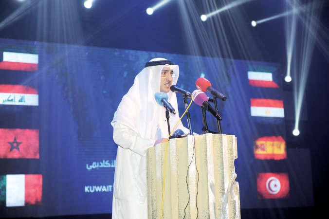 عميد المعهد العالي للفنون المسرحية رئيس المهرجان دفهد الهاجري﻿