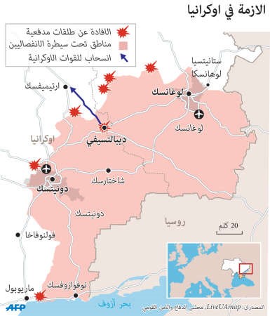 القتال يتواصل في شرق أوكرانيا رغم الهدنة الجديدة