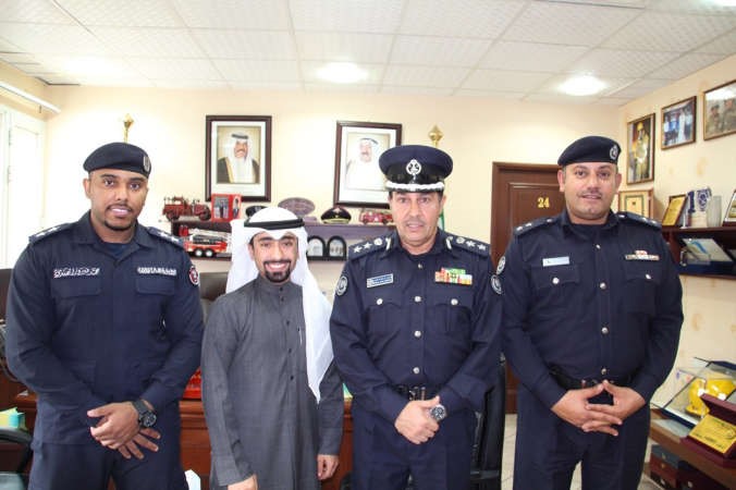 العقيد خليل الامير مستقبلا رئيس جريدة الامل الالكترونية