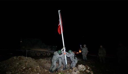 بالفيديو والصور.. تركيا تتوغل وتنقل رفات «سليمان شاه» من سورية .. ودمشق تتوعد 
