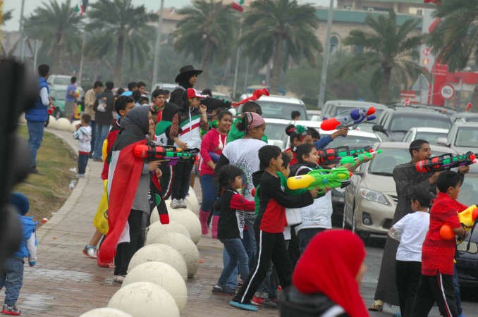 زيادة معدلات استهلاك المياه خلال الاحتفالات بالاعياد الوطنية