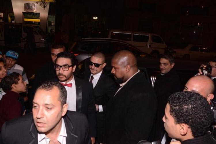 احمد الفيشاوي لدى وصوله