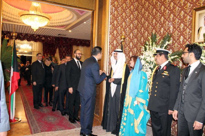 السفير مجدي الظفيري يتلقى التهاني ﻿