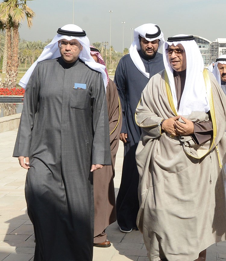 سمو رئيس الوزراء الشيخ جابر المبارك في الحديقة النباتية