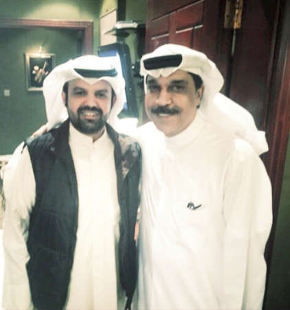 ومع الزميل الشاعر محمد المشعان﻿