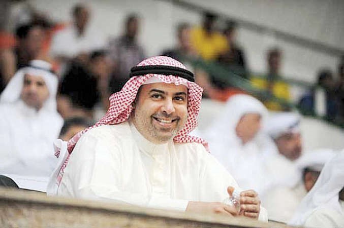 رئيس نادي القادسية الشيخ خالد الفهد﻿