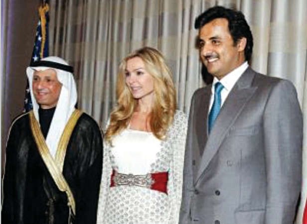 صاحب السمو امير دولة قطر الشيخ تميم بن حمد ال ثاني حضر حفل سفارتنا في واشنطن﻿