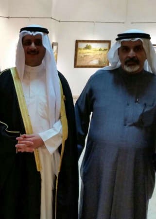 دبدر الدويش مع الفنان عبدالعزيز التميمي﻿
