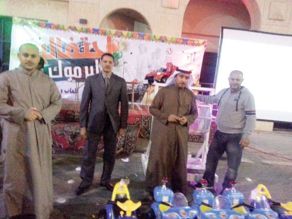 عبدالرحمن الجاسر خلال حضوره المهرجان﻿