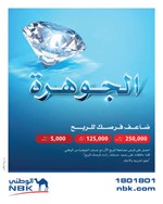 «الوطني»: عاصم كتانة يفوز بـ 125 ألف دينار في سحب الجوهرة لفبراير