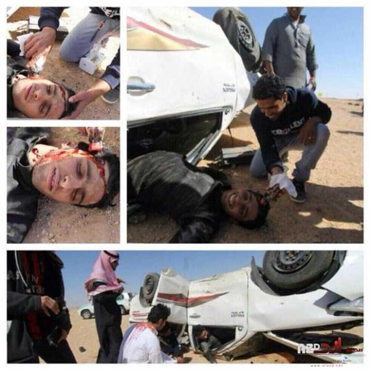 بالصور.. "سيلفي" مع جثة شاب سعودي تستفز المغردين.. وفي النهاية مشهد "تمثيلي" 