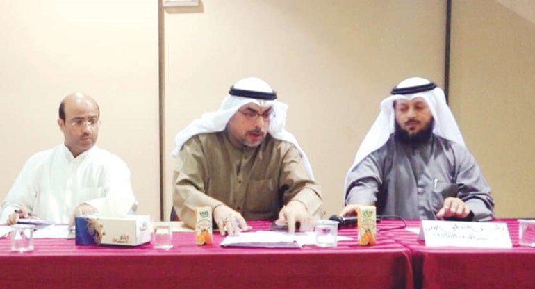 مشعل الجلال خلال اجتماع الجمعية العمومية﻿