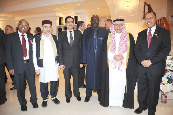 سفراء الصومال والمملكة العربية السعودية والسنغال وتونس وليبيا والهند﻿