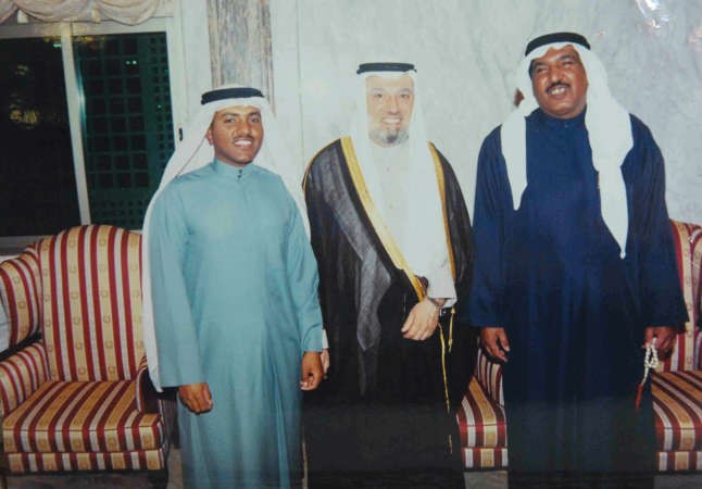 عبداللطيف الخضر مع الوزير السابق احمد باقر ﻿