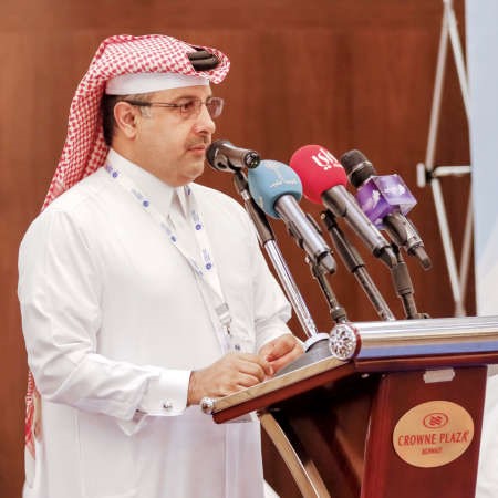 ناصر بن خليفة العطية يتحدث في المؤتمر