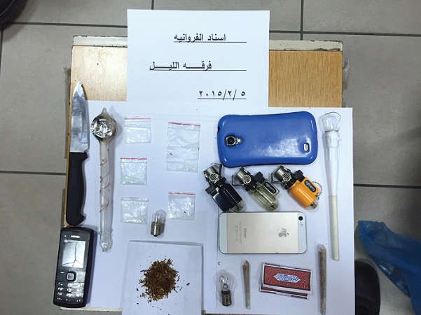 مخدرات وادوات تعاط ضبطت في خيطان ﻿