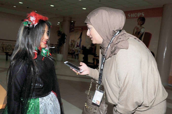 اسماء اشرف تعبر عن فرحتها بالاعياد الوطنية﻿