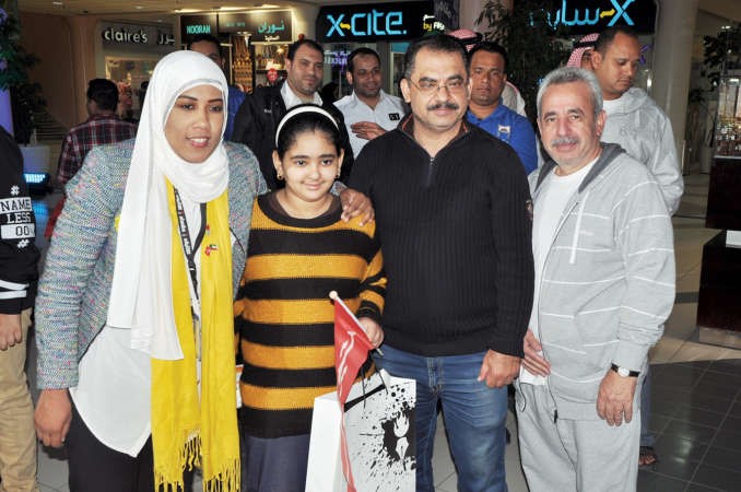المستشار عادل فرج والزميل اشرف عبدالعزيز والزميلة نوف العياضي﻿