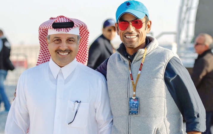 ناصر العطية مع المنسق الدولي اسامة المنصور ﻿