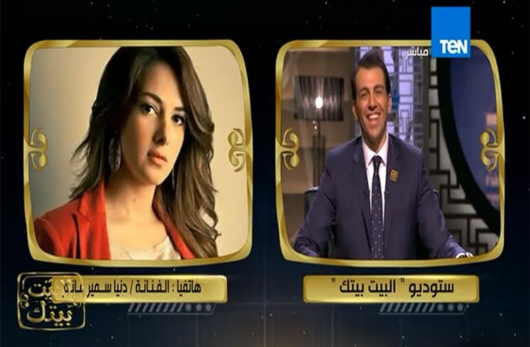 بالفيديو.. دنيا سمير غانم تغازل زوجها على الهواء ووالدتها دلال عبدالعزيز تدخل على الخط