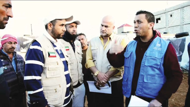 مسؤولو جمعية عبدلله النوري مع ممثلي الجهات اللبنانية