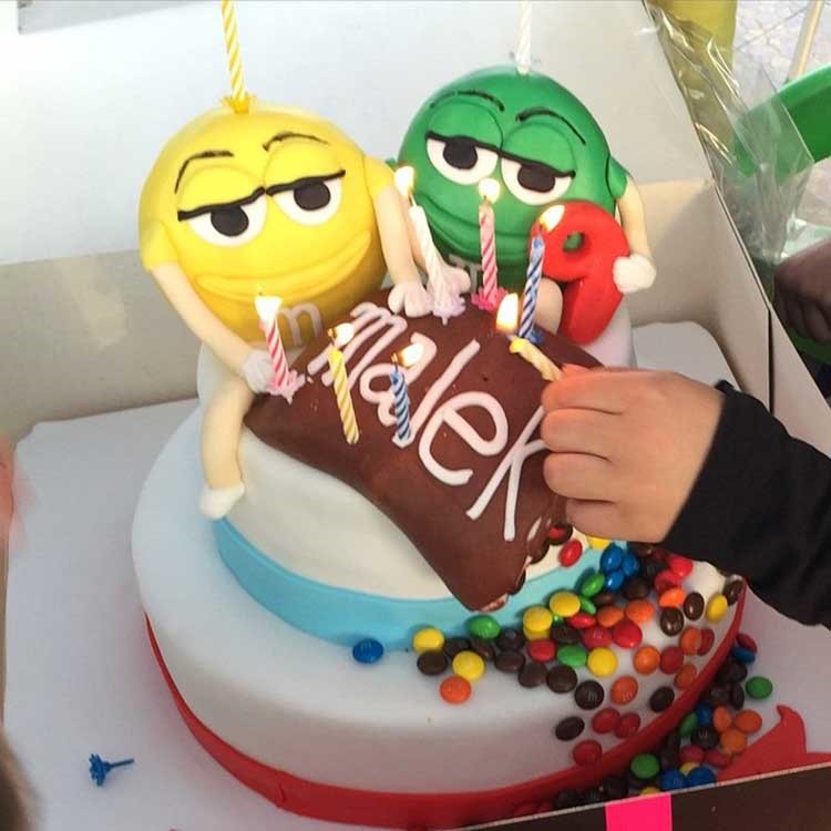 بالصور.. هنا شيحة تحتفل بعيد ميلاد ابنها