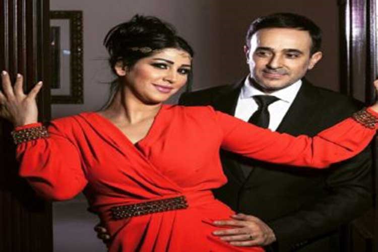 صابر الرباعي وزوجته