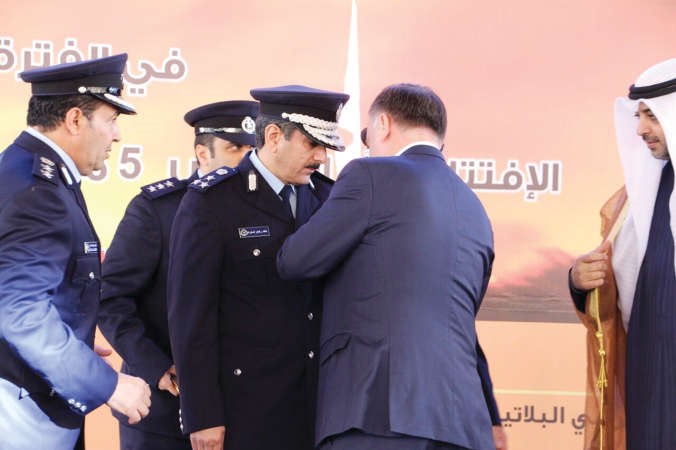 تقليد العميد خالد المكراد وسام المنظمة الدولية للحماية المدنية﻿