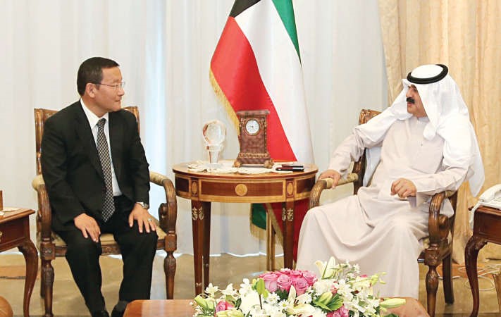 خالد الجارالله مستقبلا سفير بوتان داشو تاشي بنتسوج﻿