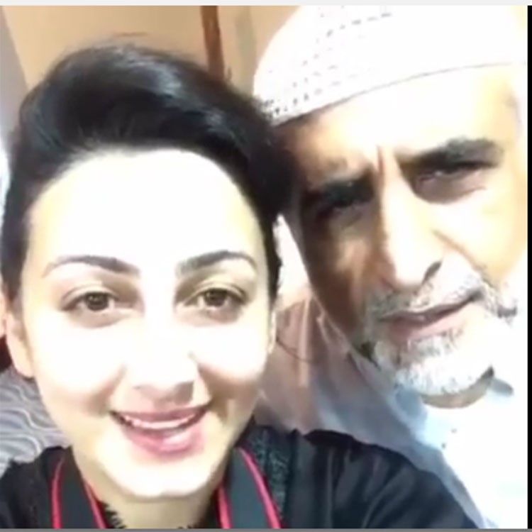 فيديو طريف لهيفاء حسين وزوجها