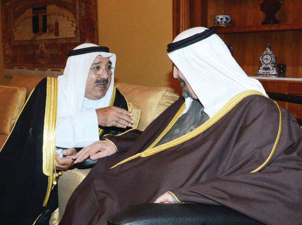 سمو الشيخ سالم العلي والشيخ ناصر صباح الاحمد ﻿