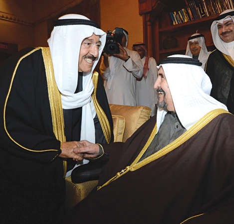 صاحب السمو الامير الشيخ صباح الاحمد وسمو الشيخ سالم العلي﻿
