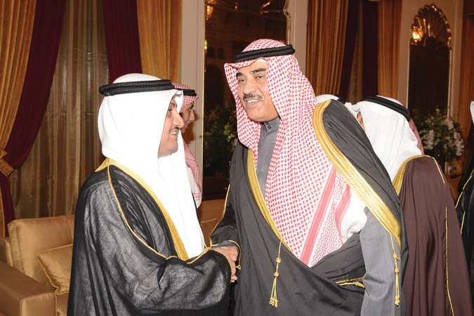 الشيخ صباح الخالد مهنئا﻿