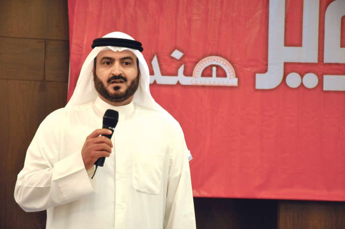 م سعد المحيلبي متحدثا﻿