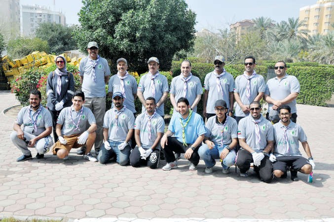 الطريجي متوسطا عددا من متطوعي الاتحاد البرلماني للكشفيين العرب ﻿