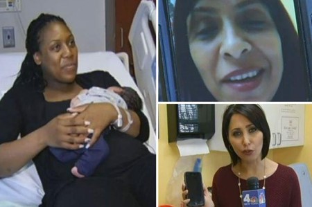 بالفيديو.. أميركية تضع مولودها بمساعدة "الآيفون" في غياب الطبيبة 
