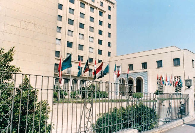 صورة ارشيفيةلمبنى جامعة الدول العربية في القاهرة ﻿