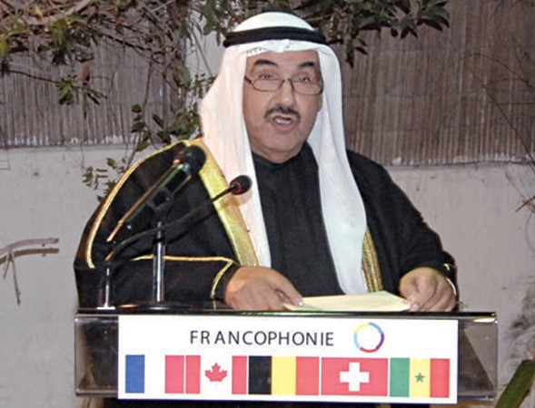 سمو الشيخ ناصر المحمد يلقي كلمته في الحفل