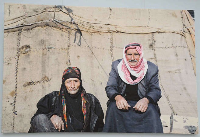 صورة معبرة عن حال اللاجئين السوريين في دول الجوار